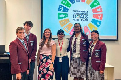 INSPIRATIONAL: The Ormiston College students worked collaboratively at the workshop.