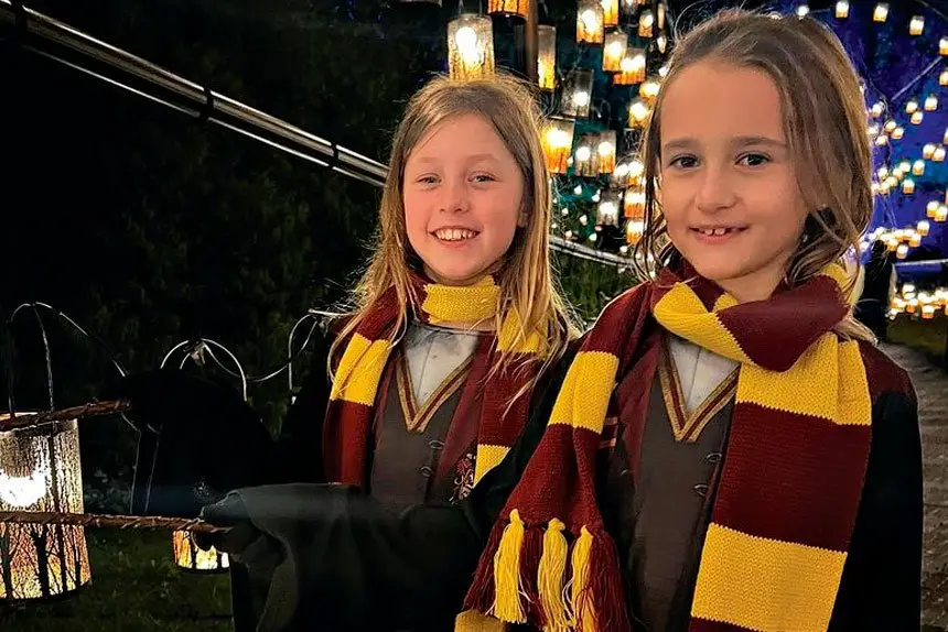 POTTER MAGIC: Fans of Harry Potter enjoy the experience.