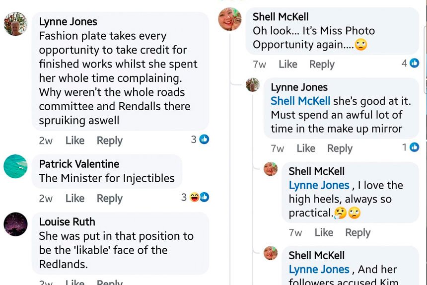 Redlands MP Calls Out Online Bullying of Women