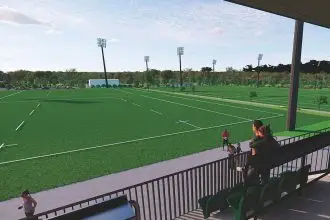 A concept image of the proposed Redlands Coast Regional Sport and Recreation Precinct.