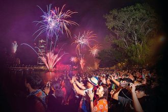 PICTURE PERFECT: The skyline will be painted with a kaleidoscopic display of colour and light.