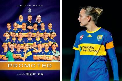 LEFT: Captain Demi Robins – a long-time Bulldog with over 100 games for the club. BELOW: The winning squad.