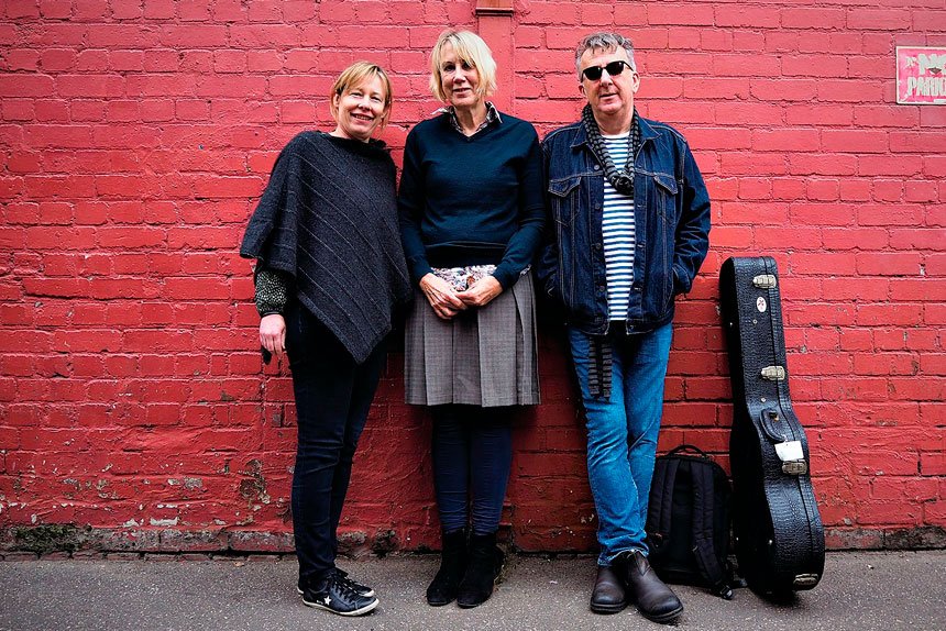 Amanda Brown, Lindy Morrison and John Willsteed reunite to perform The Go-Betweens’ 16 Lovers Lane. Photo: Lazlo Evenhuis