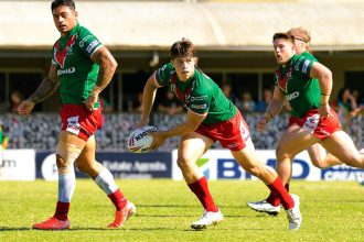 A classy display from Wynnum Manly hooker Cameron Bukowski set up an early lead for the Seagulls. Photo: Chris Lenehan