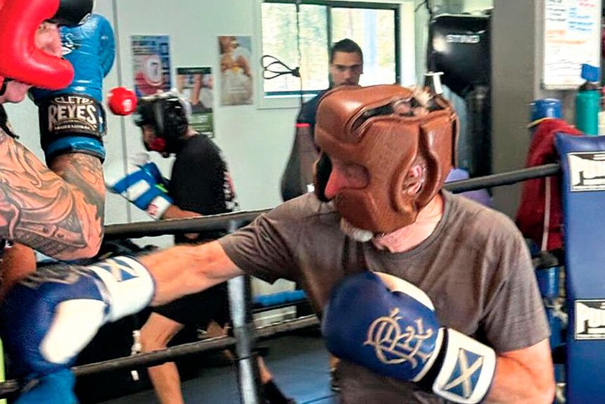 David hits out at the Masters Development Camp.