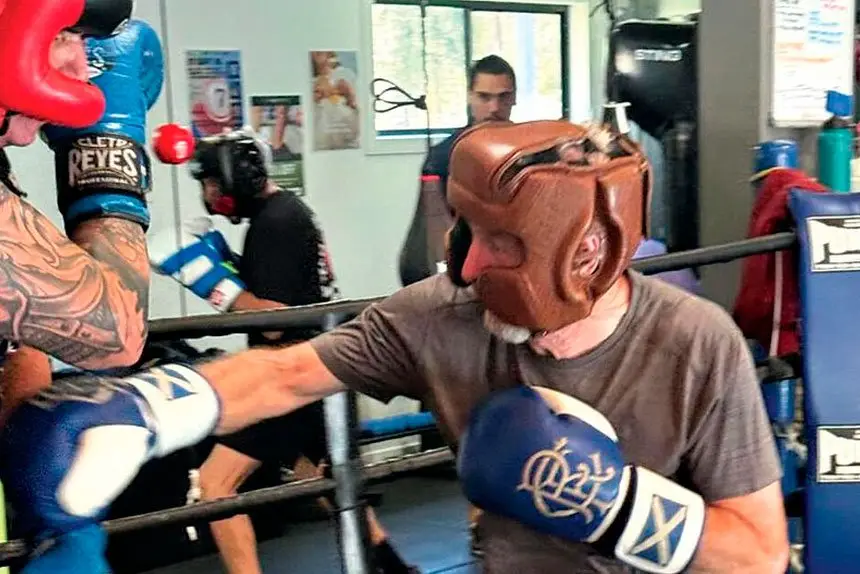 David hits out at the Masters Development Camp.