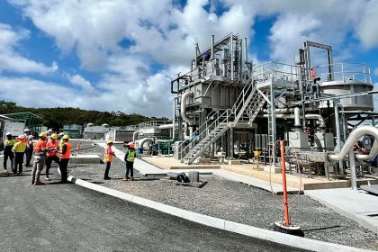WASTE PLANT: The state-of-the-art wastewater treatment plant is taking shape in Redland Bay.