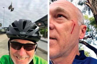 Cyclists dread swooping season when they become the focus of attention for magpies.