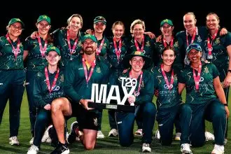 CHAMPION TEAM: The winning Wynnum-Manly KFC T20 Max women’s squad.