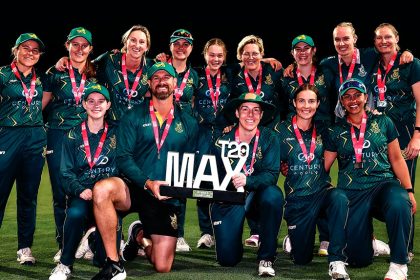 CHAMPION TEAM: The winning Wynnum-Manly KFC T20 Max women’s squad.