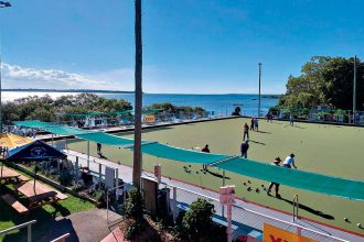 GREAT OUTLOOK: “The bowls club with the best view in Queensland.”