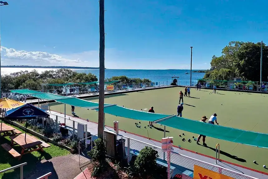 GREAT OUTLOOK: “The bowls club with the best view in Queensland.”