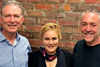 Ad Astra Theatre Company directors – Russell Island-born Dan Kennedy, Fiona Kennedy and Gregory J. Wilken.