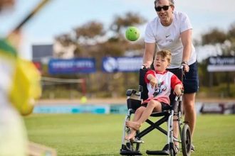 HAVING A BALL: Redlands Tigers has launched a free All Abilities Cricket program.