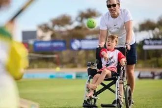 HAVING A BALL: Redlands Tigers has launched a free All Abilities Cricket program.
