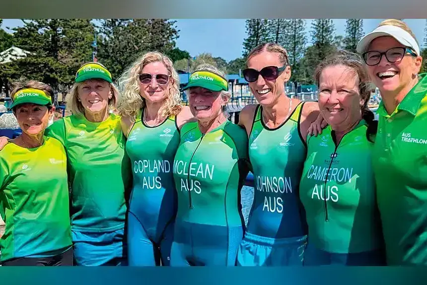 The club has strong representation at the World Triathlon Championships.