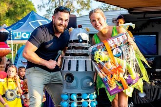 BIG TURNOUT: Crowds were out in their thousands for Spooktacular Saturday at Tingalpa.