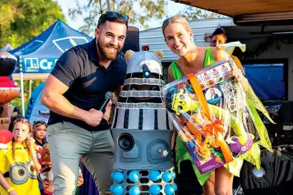 BIG TURNOUT: Crowds were out in their thousands for Spooktacular Saturday at Tingalpa.