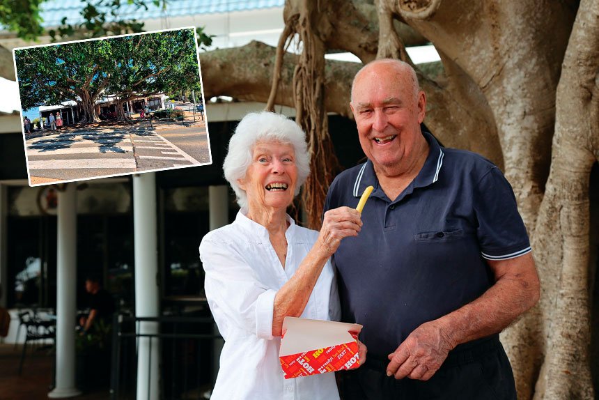 Robert and Desley Horton may have sold recently but promise to be regular customers at the kiosk and restaurant at Wellington Point.
