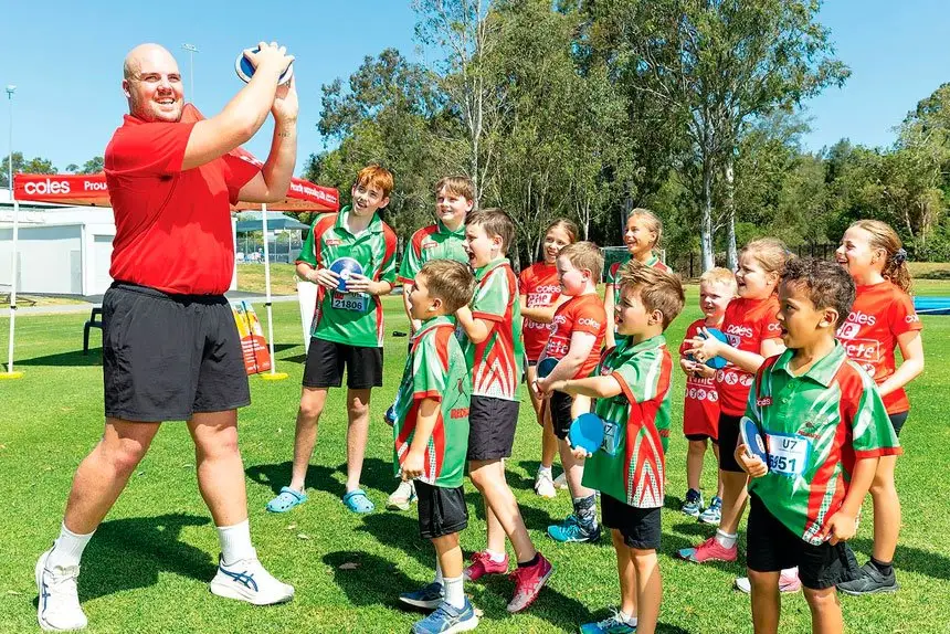 LOOK AND LEARN: Matt Denny shows how it’s done.