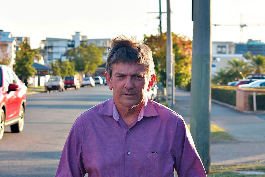 Former long-serving former Wynnum Manly councillor Peter Cumming has concerns about lack of parking in the area to be rezoned for 15-storey development.