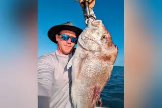 Greg Williams with a snapper.