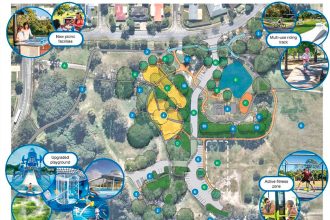 MAJOR UPGRADE: The draft concept plan for Carindale Recreation Reserve.