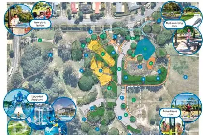 MAJOR UPGRADE: The draft concept plan for Carindale Recreation Reserve.