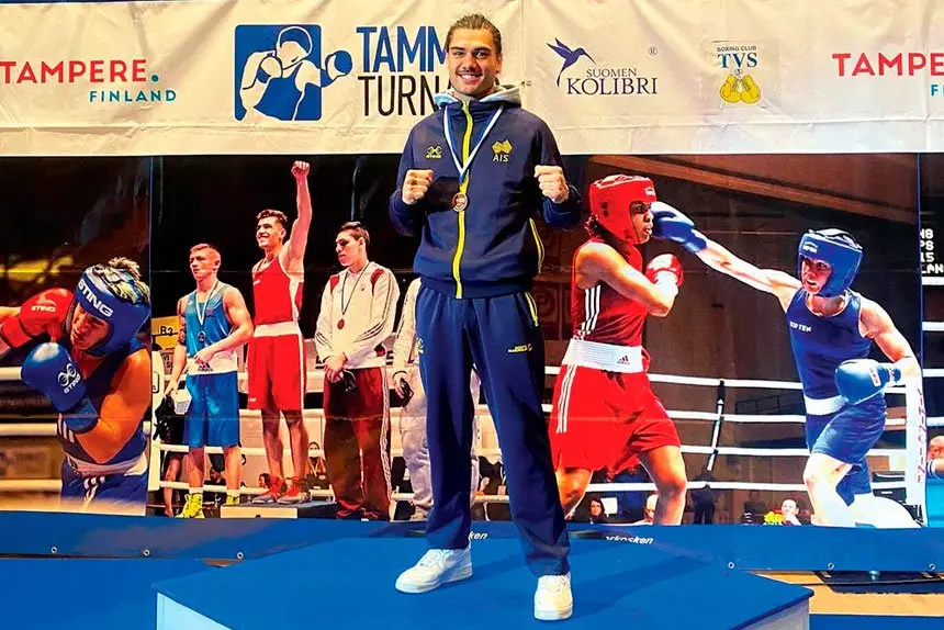 Gene Keremete took bronze in Finland.