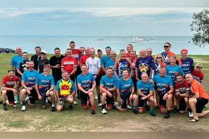 TEAM EFFORT: The 2025 team consisted of 50 riders, aged between 23 and 80.