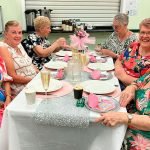 LUNCHING IN STYLE: The much-loved event featured a pink and silver theme.