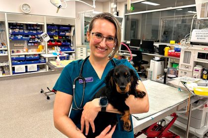 DREAM JOB: With help from TAFE Queensland, Nikky Brown has achieved her goal of becoming a vet.