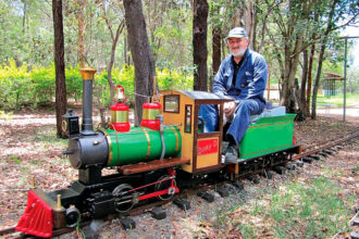 Brisbane Bayside Steam Railway Society celebrates 25 years at its current Wynnum West site with a major track extension.