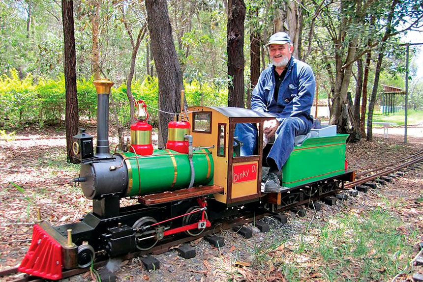 Brisbane Bayside Steam Railway Society celebrates 25 years at its current Wynnum West site with a major track extension.
