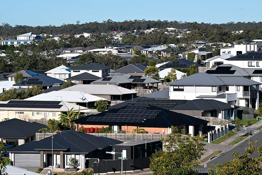 UPWARD TREND: Brisbane’s median house price has more than doubled in the past decade. PHOTO: AAP Image/Darren England