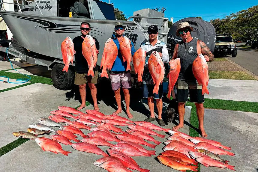 An impressive array of coral trout and red emperor.