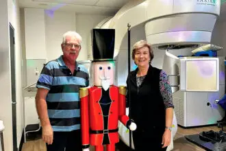 NUTCRACKER IDEA: Ken Wilson and his wife Sonya.