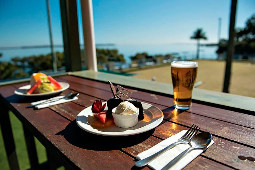 ISLAND VIBE: Sumptuous food and cool drinks come with a magnificent view.