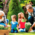 Encourage your grandchildren to get their hands dirty.
