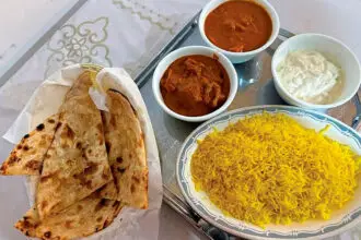 The menu is a celebration of Indian and Asian flavours.