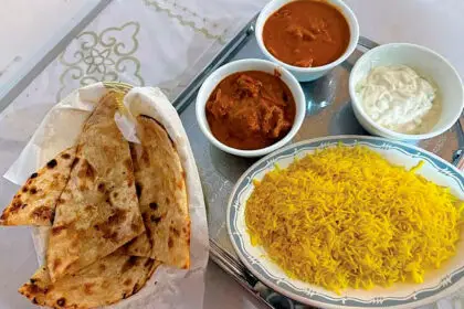 The menu is a celebration of Indian and Asian flavours.