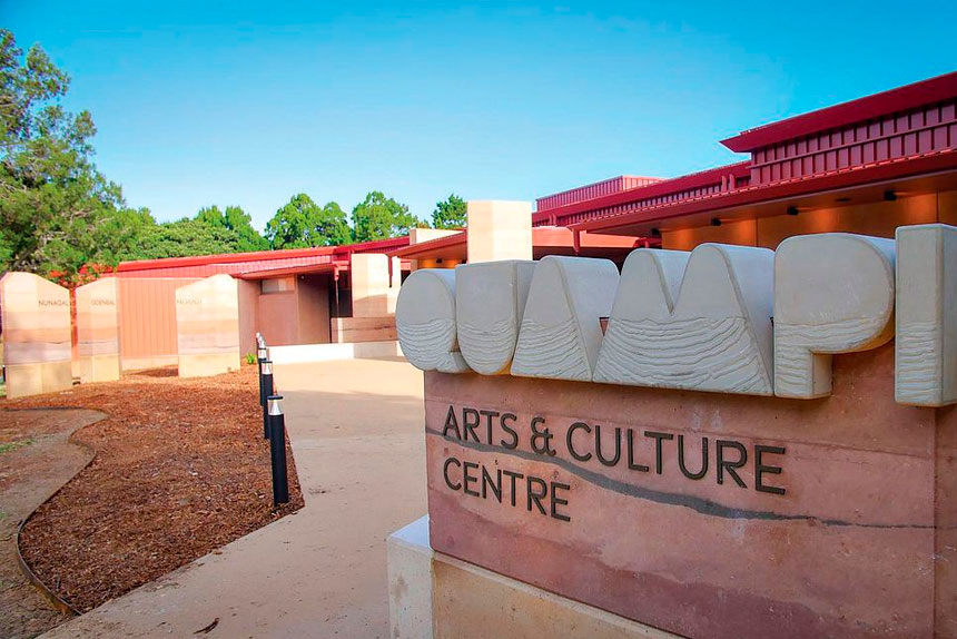 FINANCIAL BOOST: The QUAMPI Arts and Cultural Centre officially opened in September.