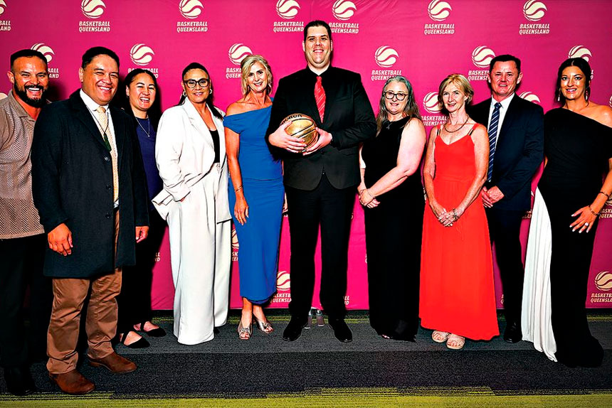 TEAM EFFORT: From left, Tim Doyle, John Cooper, Chrystal Cooper, Jo Doyle, Kathy McKillop, Chris Angus, Amanda Farrell, Deb Burdfield, Damien Cotter and Natasha Norman.