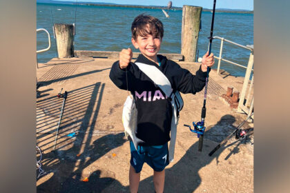 TIME TO GO: Marc Bizilis-Hughes is proud of his catch and release policy.