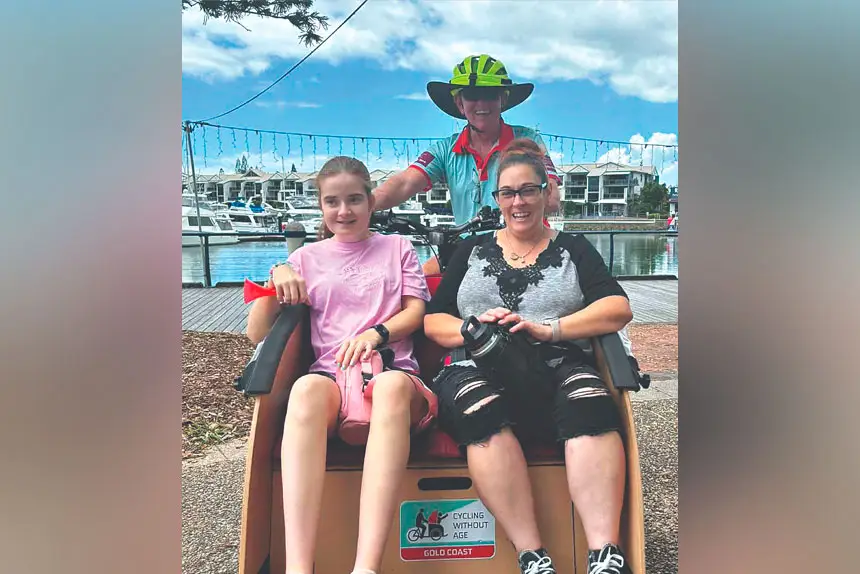 Cycling Without Age chapter gains momentum on Redlands Coast