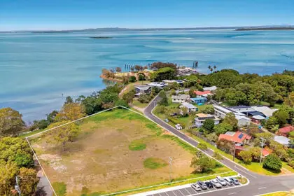 UP FOR SALE: The 7700 square metre freehold block at 10-12 Ballow Rd, Dunwich.