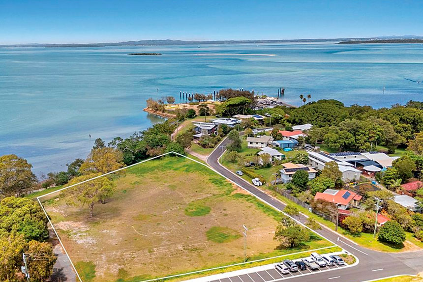 UP FOR SALE: The 7700 square metre freehold block at 10-12 Ballow Rd, Dunwich.