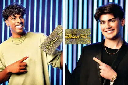 LEFT: An excited Asher Iyer with his golden ticket. RIGHT: Harlan Goode celebrates his success.