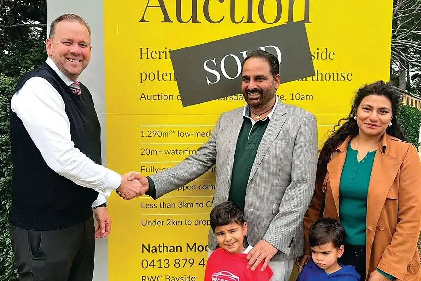 SAFE HANDS: Nathan Moore says the Bayside commercial property market is buoyant.