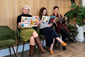 WELL EARNED: The team at A Better Ear take a break from helping with clients’ hearing needs.